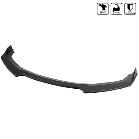 Spec-D Tuning Honda Civic Front Bumper Lip - Matte Black 2016-2018 LPF-CV16BK-AK